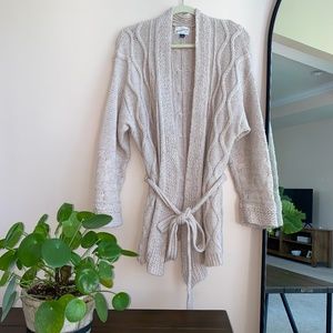 Knit Cardigan with Belt
